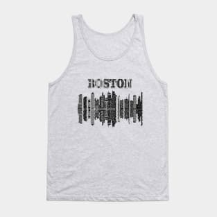 BOSTON CITY(clouds) Tank Top